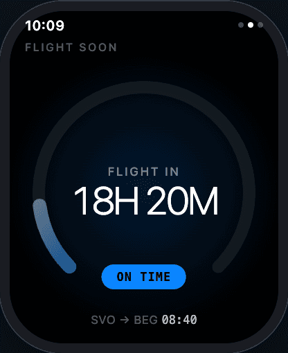 weekprint Watch Journey · upcoming